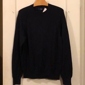 J. Crew Navy Cotton Sweater NWT
